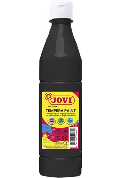 Jovi Vopsea tempera lichida, flacon 500 ml, negru,