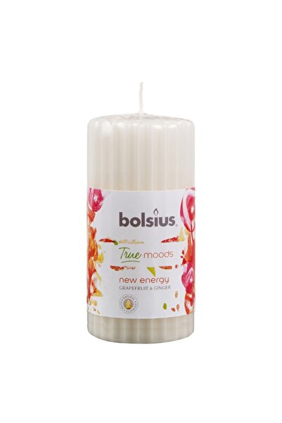 Bolsius Set 3 x Lumanare Stalp 120 x 58 mm Bolsius, Gref si Ghimbir