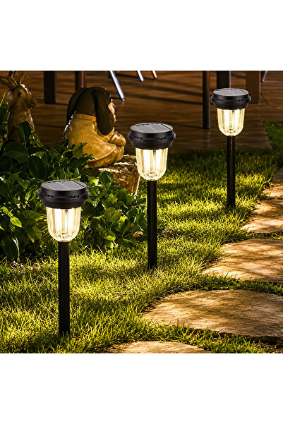 Panther Solar Bahçe Lambası LED COB 360° Aydınlatma Karanlık Sensörlü 400 mAh...
