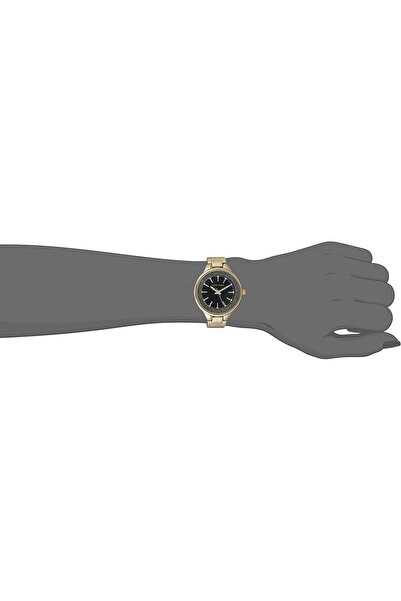 Anne Klein Women's AK/1408CRCR Premium Crystal Accented Cream Bangle Watch