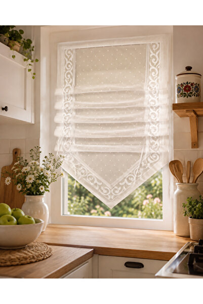 Hitexbau Slatted kitchen curtain