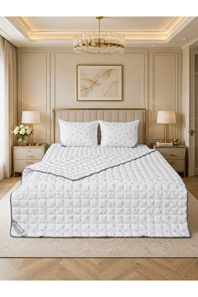 homewell Diamond Desenli %100 Saf Yün Hipoalerjenik Çift Kişilik Yorgan Puant...