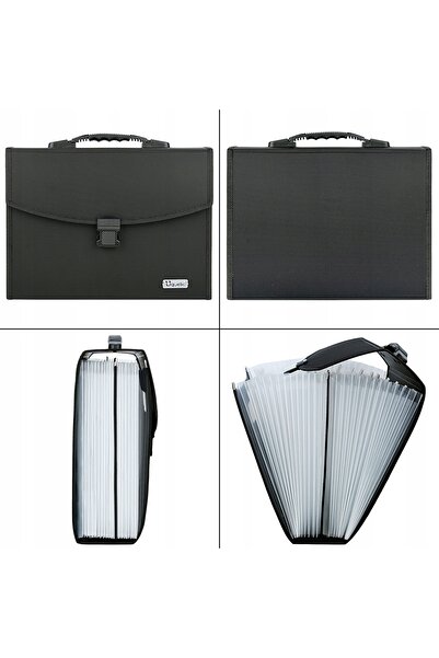 NO BRAND Organizator tip dosar extensibil pentru documente A4 UQUELIC 26 buzu...