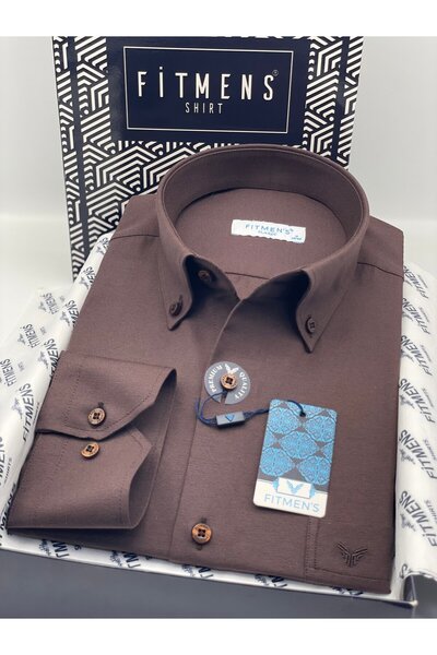 Fitmens Classic Long Sleeve Cotton Collared Buttoned Gift Boxed Easy-Iron Men...