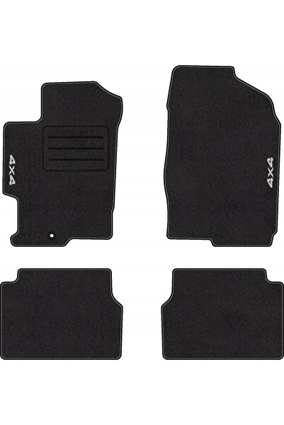 NO BRAND Covorașe auto cu logo 4x4 pentru Mazda 6 I GG-GY (2002 - 2007) set c...