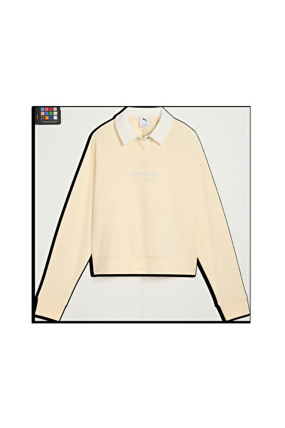 Puma Class Longsleeve Polo Cream Women's T-Shirt & Polo