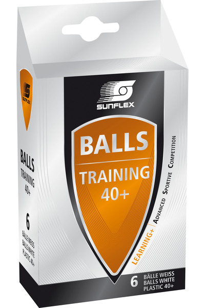 sunflex sport Μπαλάκια Ping Pong Sunflex Training PVC 6 Τεμάχια