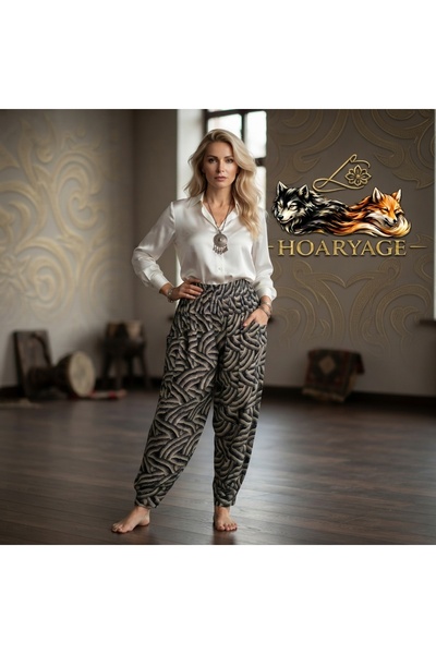 hoaryage Turlu Viscose Combed Cotton Shalwar Trousers, Cuffed Cuff Trousers, ...