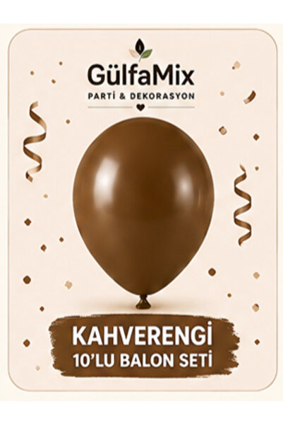 GÜLFAMİX مجموعة من 10 بالونات (اللون حسب اختيارك) | لأعياد الميلاد والاحتفالا...