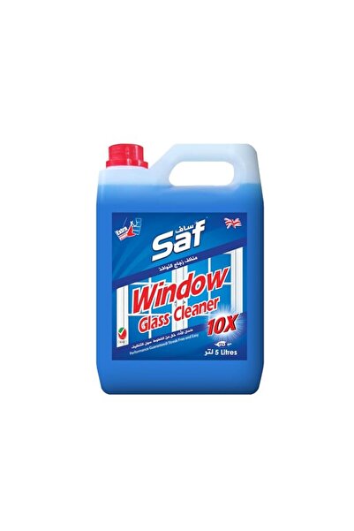 Generic Brand Saf Windows & Glass Cleaner Blue 5L – Streak-Free Shine, Powerf...