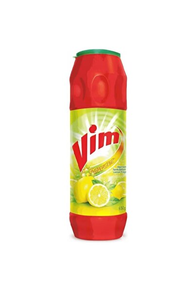 Generic Brand Vim Dishwash Powder with Power of Lemons, 650g – Heavy Duty Gre...