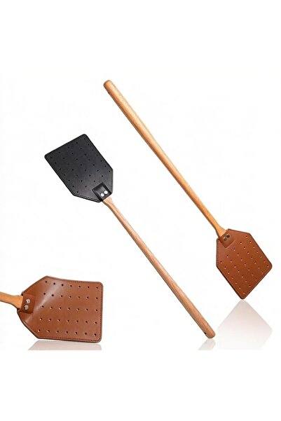 Generic Brand 2 Pack Fly Swatters with 19.5" Long Wooden Handle - Durable Cla...