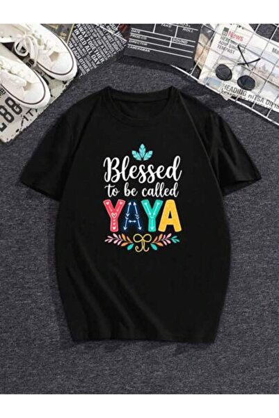 26LIK تي شيرت نسائي بطباعة رقمية بعنوان 'Being Called Is Blessing'، برقبة دائ...