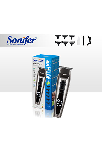 Sonifer ماكينة تشذيب الشعر بهيكل معدني، 3 واط، 1200 مللي أمبير - ضمان لمدة سن...