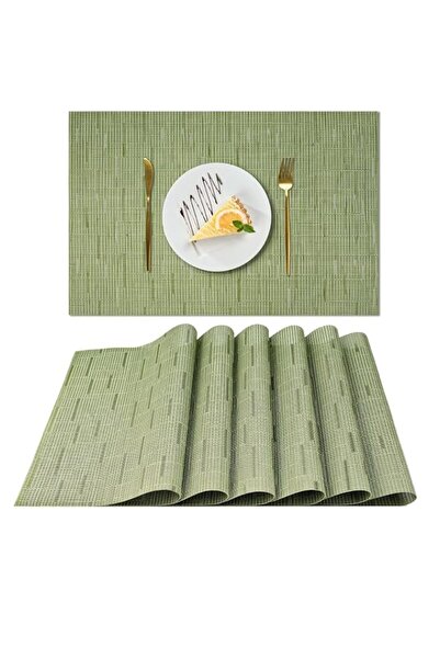 Generic Table Mats Set Of 6, Washable Table Mats, Non Slip, Heat-Resistant, D...