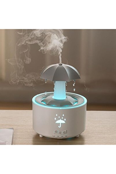 Generic Brand Rain Humidifier Diffuser Water Drop Humidifier, White Noise Hum...