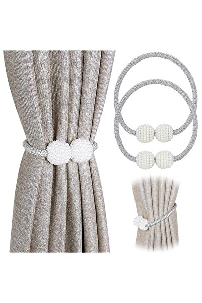 Generic Brand Aputue Magnetic Curtain Tiebacks, 2-Pack Decorative Drapery Cli...