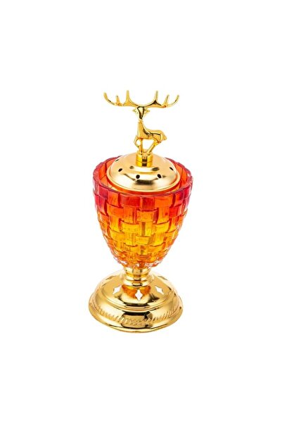 Generic Brand AKDC Incense Burner 9Cm X 9Cm X 14Cm Gold