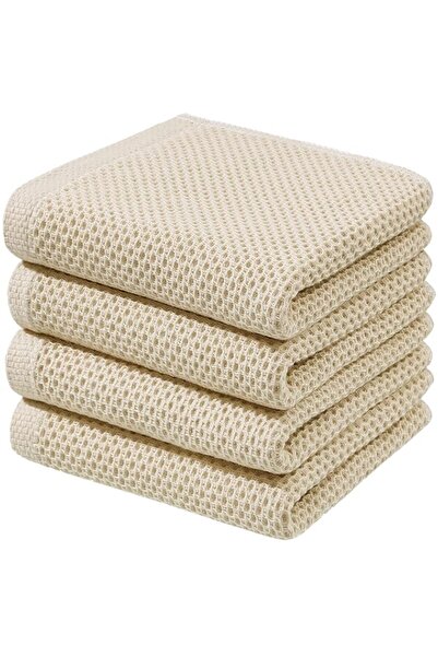 Generic 100% Cotton Waffle Weave Kitchen Towels, Soft and Absorbent Quick Dry...