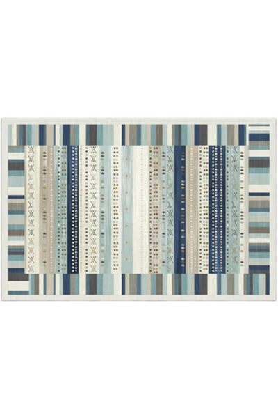 Generic Brand HALAMODO Modern Abstract Entryway Rug Indoor Washable Rug Non-S...