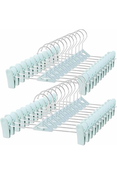 Generic Tazweeq Women's Skirt and Pant Hangers with Clips, 30 Pack Stackable ...