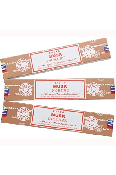 Generic Brand Satya Nag Champa Musk Incense Sticks - 3 Packs