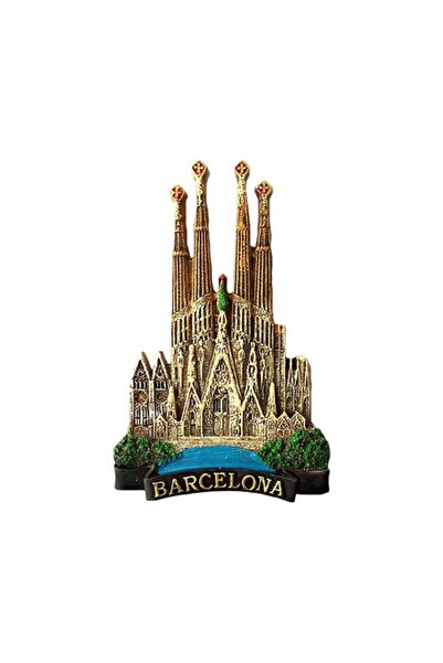 Generic Wedare Magnet Souvenir 3D Sagrada Familia Barcelona Spain Refrigerato...