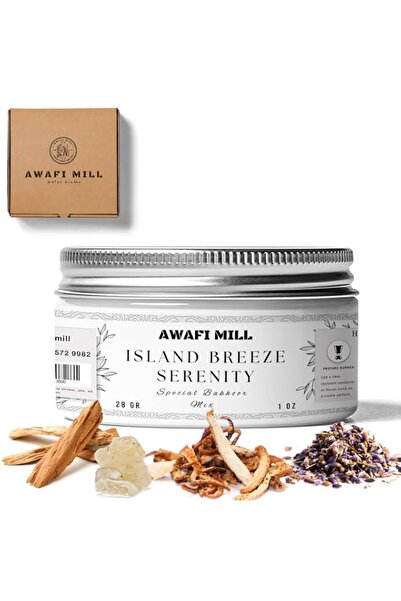 Generic Brand AWAFI MILL Island Breeze Serenity Bakhoor Mix – Expertly Handcr...