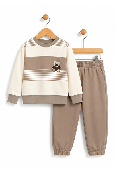 Milanlı Kids Boy's Top and Bottom 100% Cotton Seasonal Set
