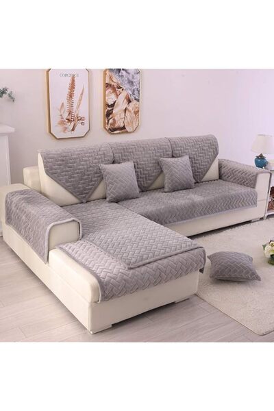 Generic Brand TEWENE Sectional Sofa Couch Covers Anti-Slip Sofa Slipcover for...
