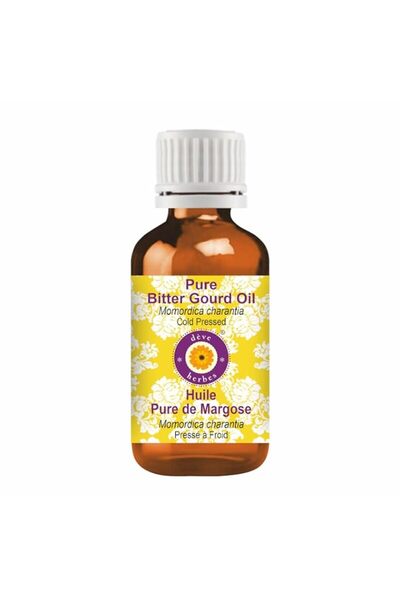 Generic Brand Deve Herbes Pure Bitter Gourd Oil (Momordica charantia) Cold Pr...