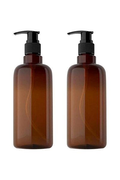 Generic 2 Pack Lotion Dispenser with Pump 8.8OZ Amber Soap Dispenser Empty Pl...