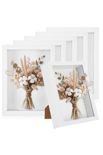 Generic Brand 6 Pack 5.6x7.6 Inch Shadow Box Frame with 1.2 Inch Depth, Small...