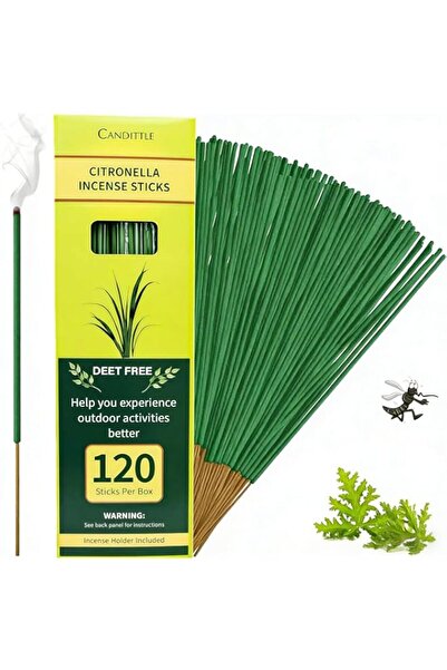 Generic Brand Mosquito Repellent Citronella Incense Sticks with Holder,120Pcs...