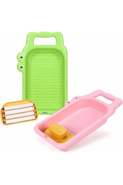 Generic Tazweeq Alligator-shaped Plastic Laundry Board, Portable Washing Boar...