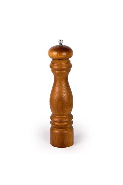 Generic Acacia Wooden Pepper Grinder - 10" Large Manual Pepper Mill | Elegant...