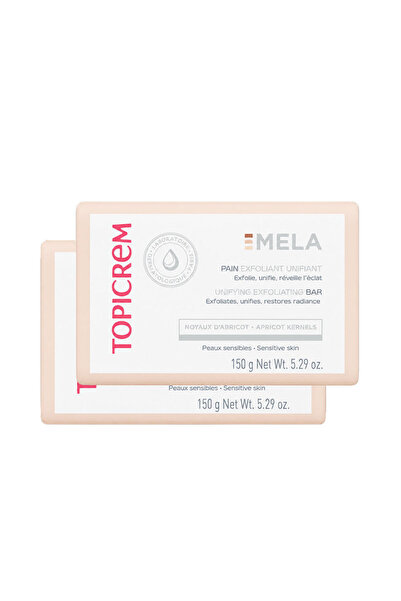 Topicrem MELA săpun exfoliant pachet 2 x 150 gr