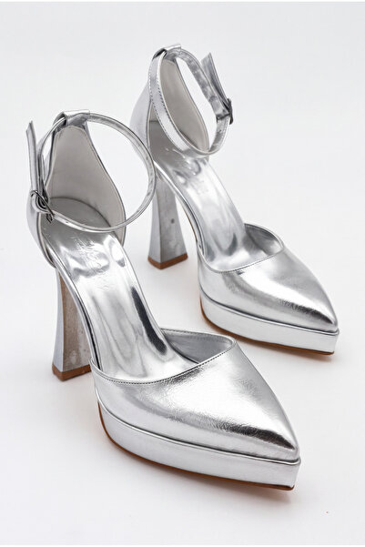 Shoesers Women's Pointed Toe Platform Heels (Heel 12 cm) Metallic Color Shoes...