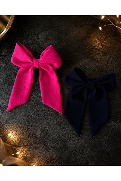 vikivin bebe Set of 2 Large Bowknot Automatic Hair Clips for Women and Childr...