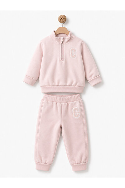 BabyCosy Organic Wear Baby Girl Top and Bottom Set 47% Cotton Modal Blend Hal...