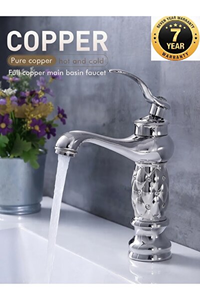 OEM Bathroom Sink Faucet Chrome Color Stone New Model Imported 7 Years Warranty