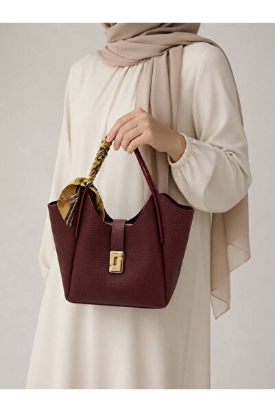 Polo Of Colors Fular Detail Women's Luxury Special Production Hand Shoulder Bag