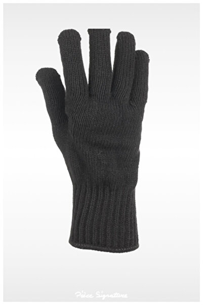 PIECE SIGNATURE Full Finger Plain Men's Knitwear Cycling Gloves