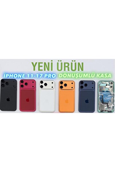 Beta Moda Hub iPhone 11 - 17 PRO'ya Dönüşüm Kasa (SİYAH)