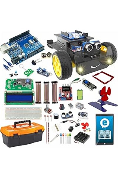 Genel Markalar Arduino ile Uyumlu 2WD Robot Araba ve Süper İdeal Başlangıç Se...