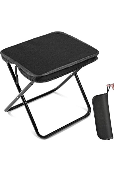 Generic Portable Folding Bench, 13-inch Adult Compact Stool, Ultra-Lightweigh...
