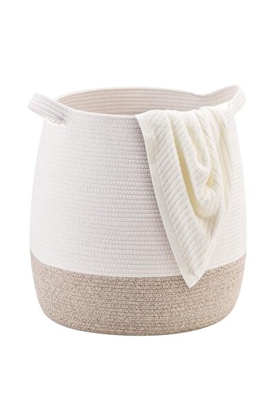 Generic MINTWOOD Design Large 17 x 17 Inches Decorative Woven Cotton Rope Bla...