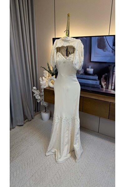 To Be Beige Evening Dress Barbie Elegant Dress Suitable for Parties