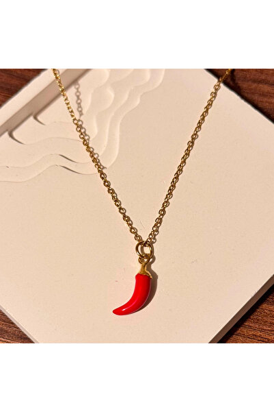 F&I FLORAL İSTANBUL Red Pepper Necklace