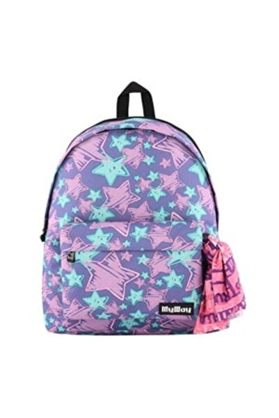 OEM Ghiozdan - Rucsac Mov Verde Stele My Way & Bandana